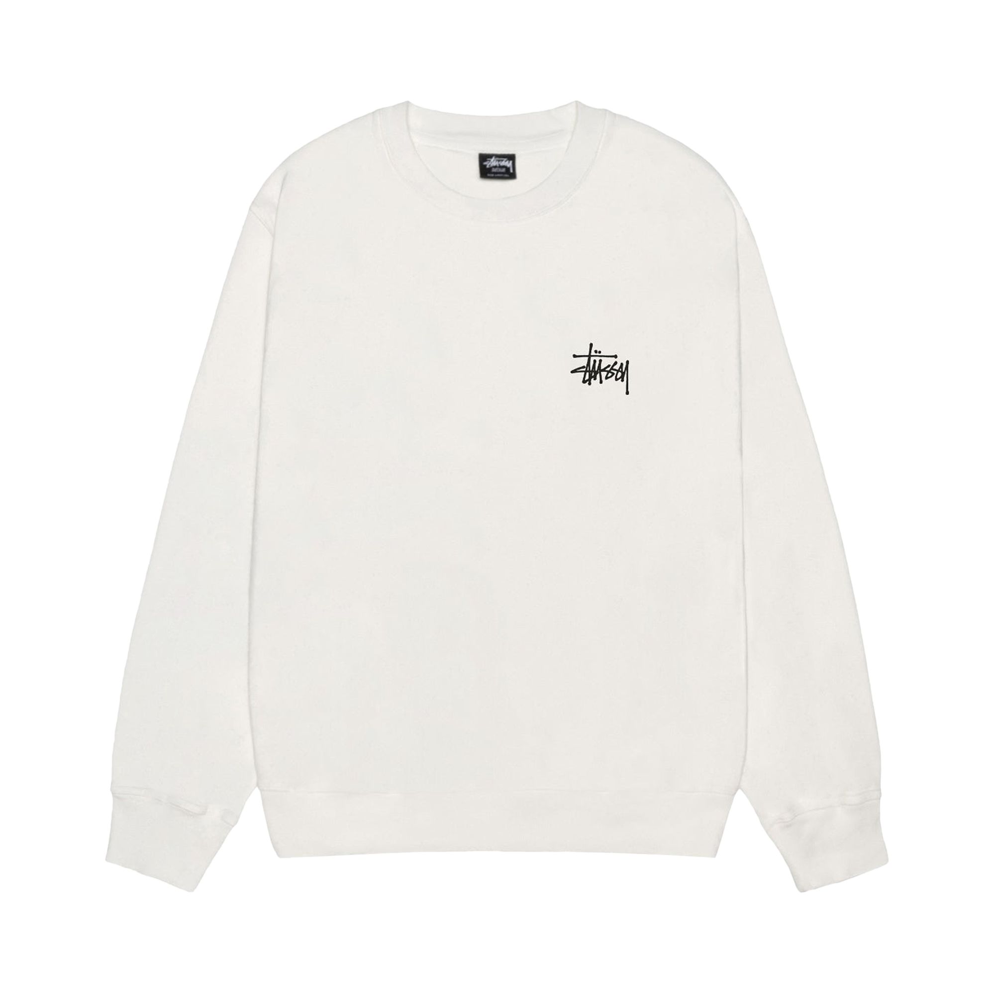 Pre-owned Stussy Basic Crew Pigment Dyed 'natural' | Cream | Men's Size Xl In Beige
