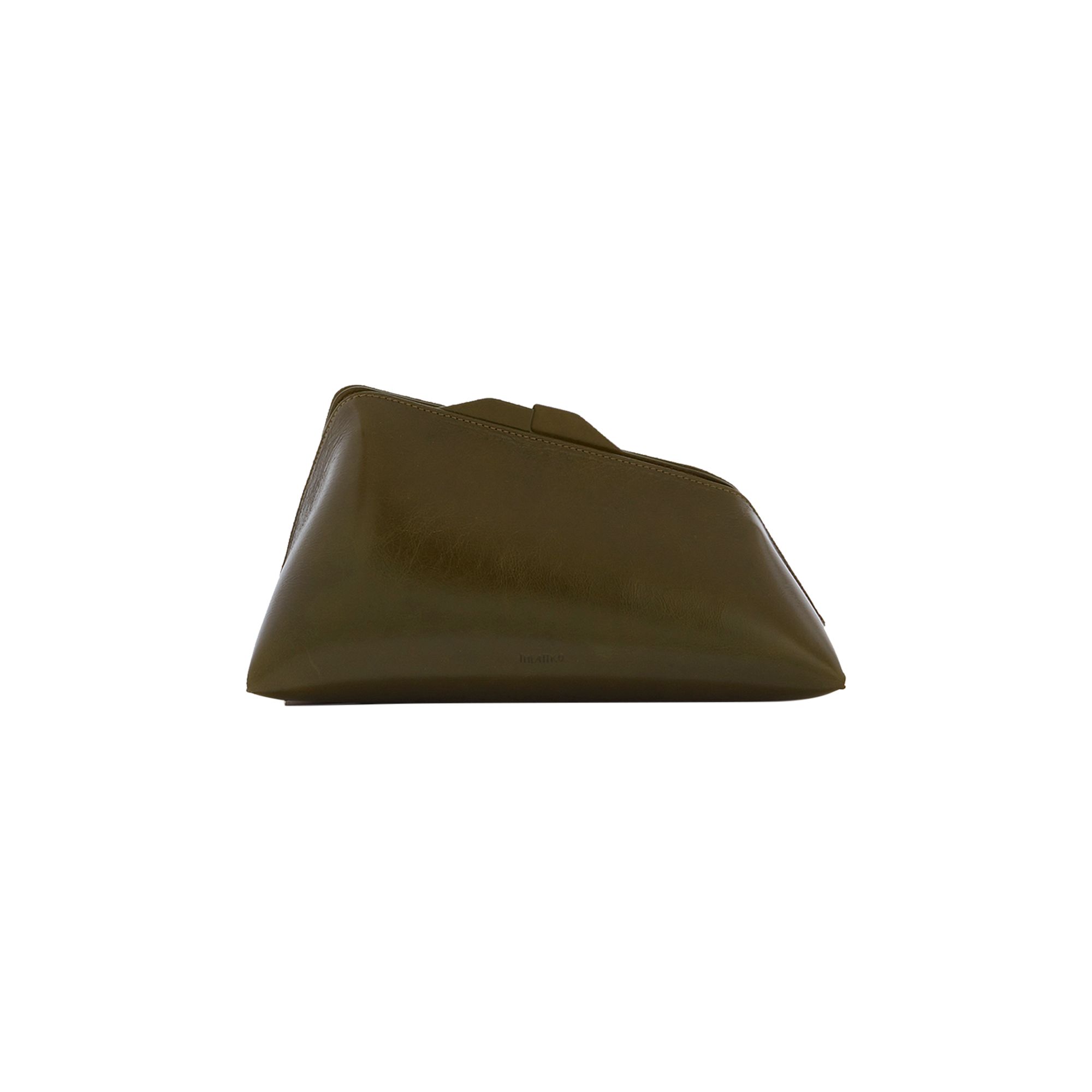 Pre-owned Attico The  8.30 Pm Clutch 'military Green' | Women's Size Onesize