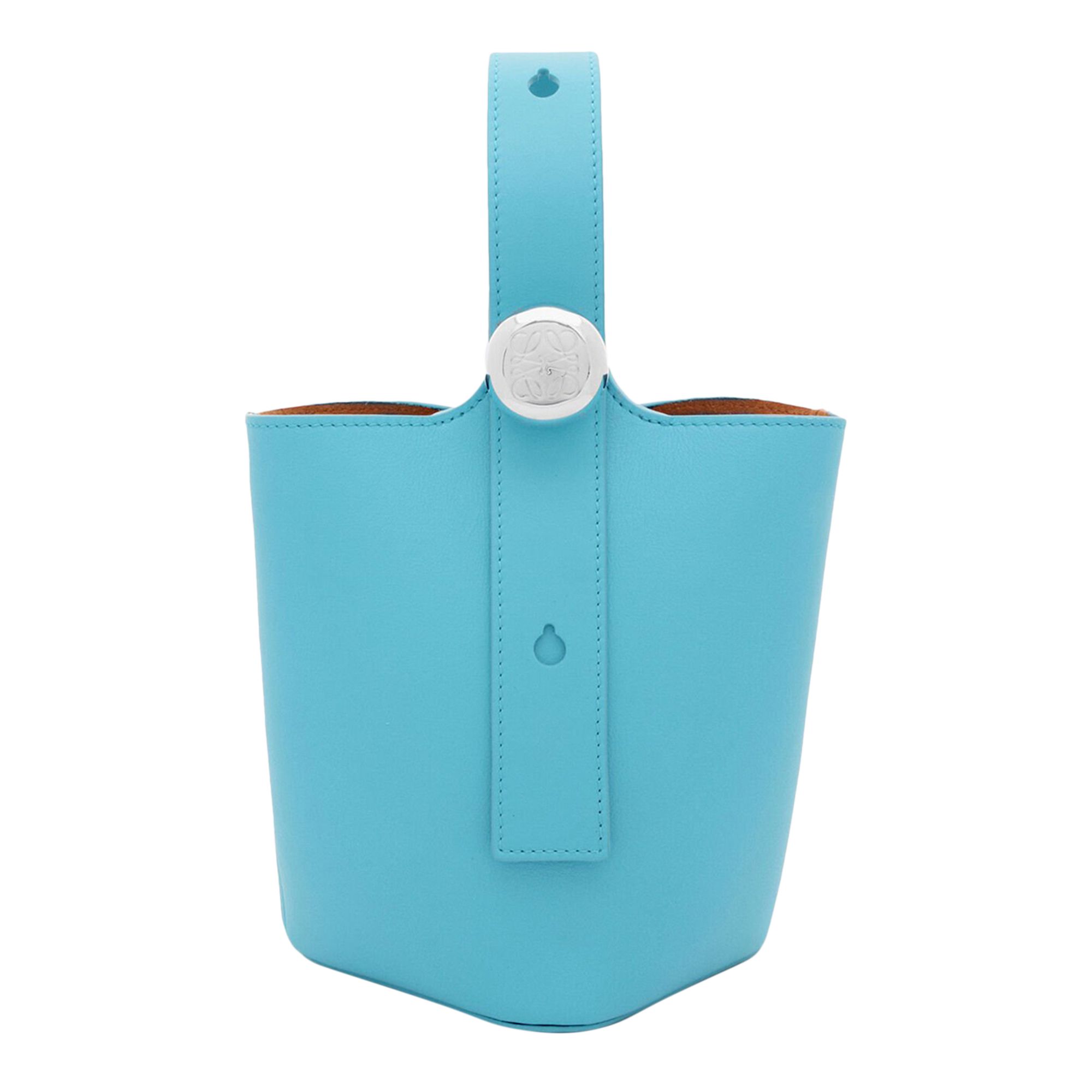 Pre-owned Loewe Mini Pebble Bucket Bag 'sky Blue' | Women's Size Onesize