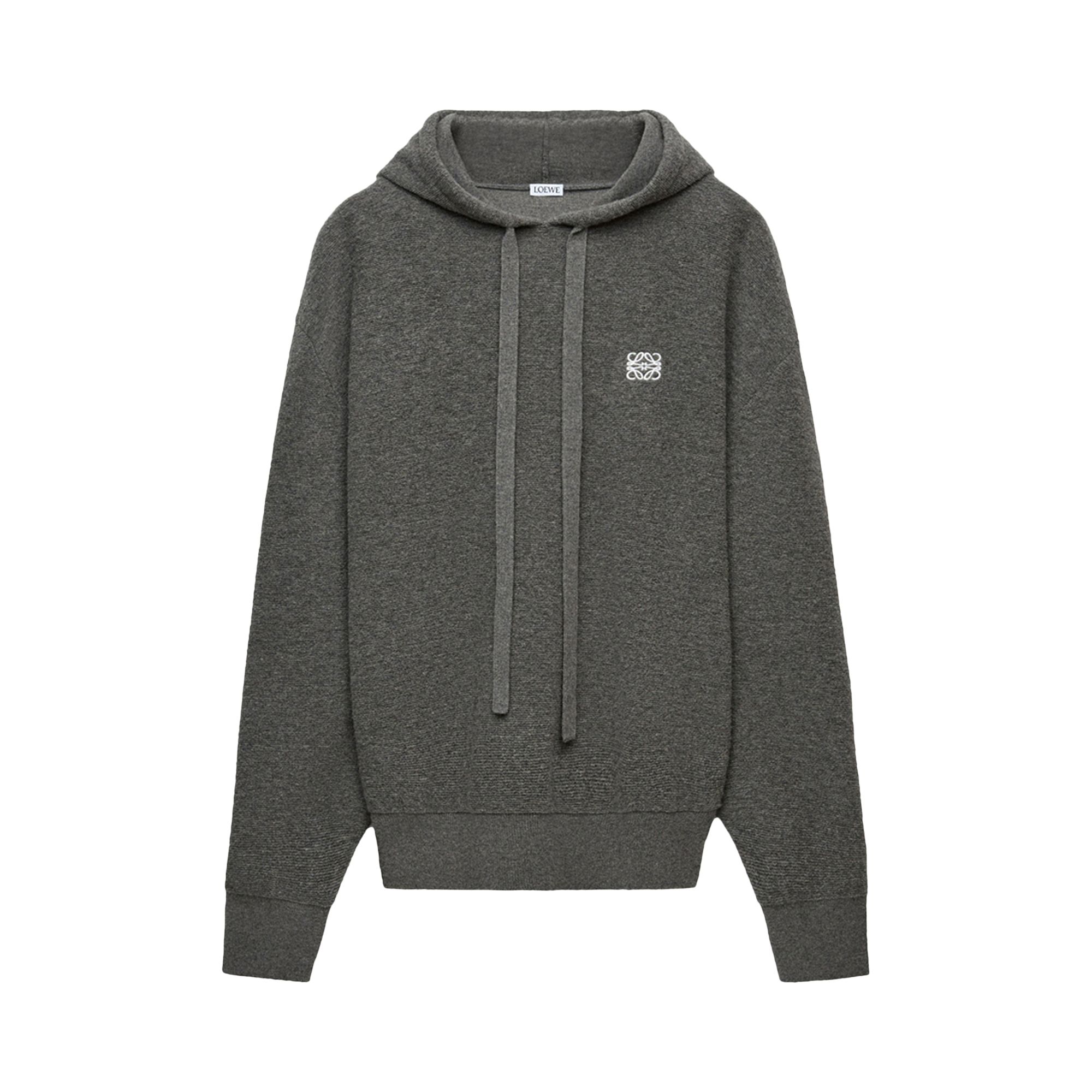 Pre-owned Loewe Drawstring Hoodie 'grey' | Men's Size M