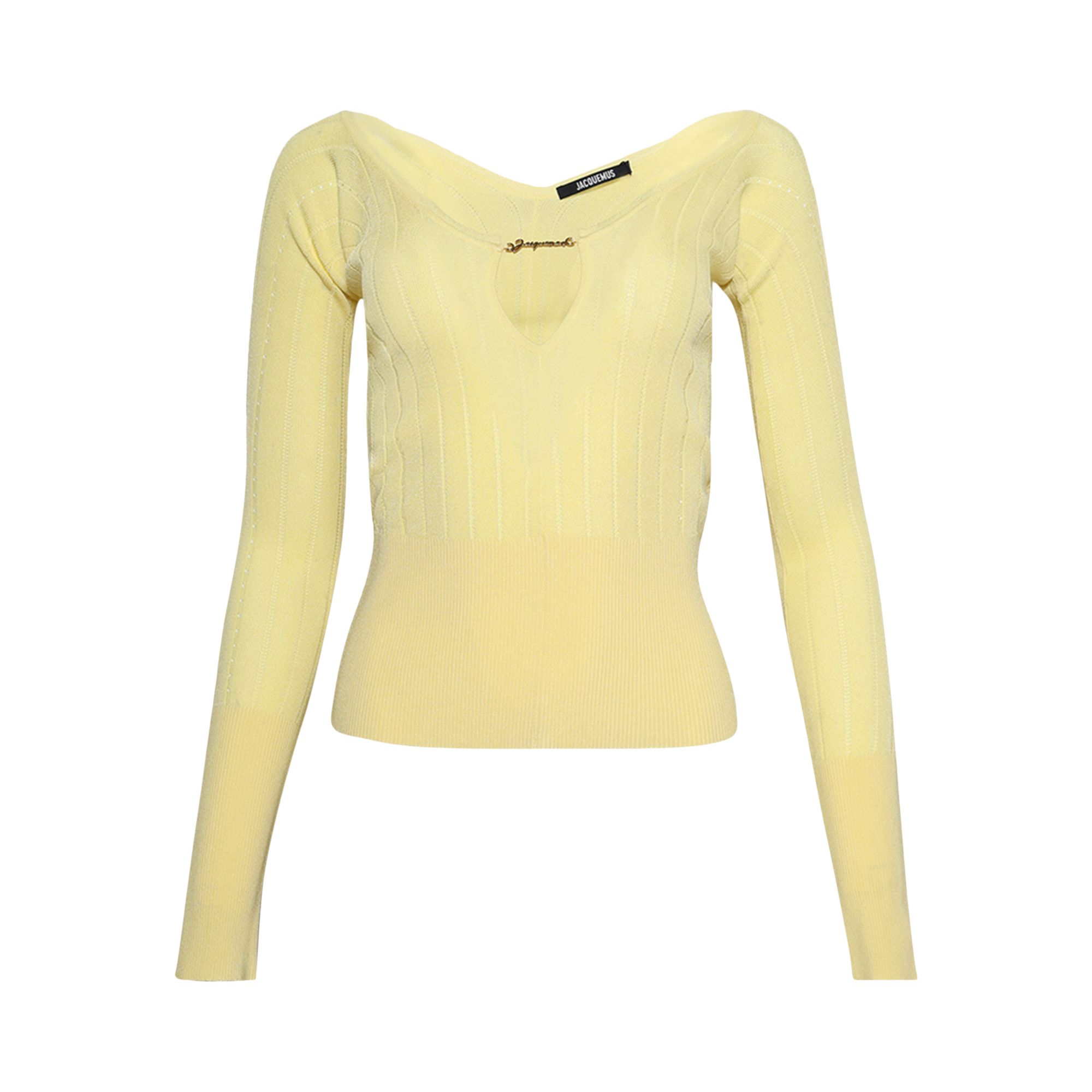 Pre-owned Jacquemus Le Haut Pralu 'light Yellow' | Women's Size 38