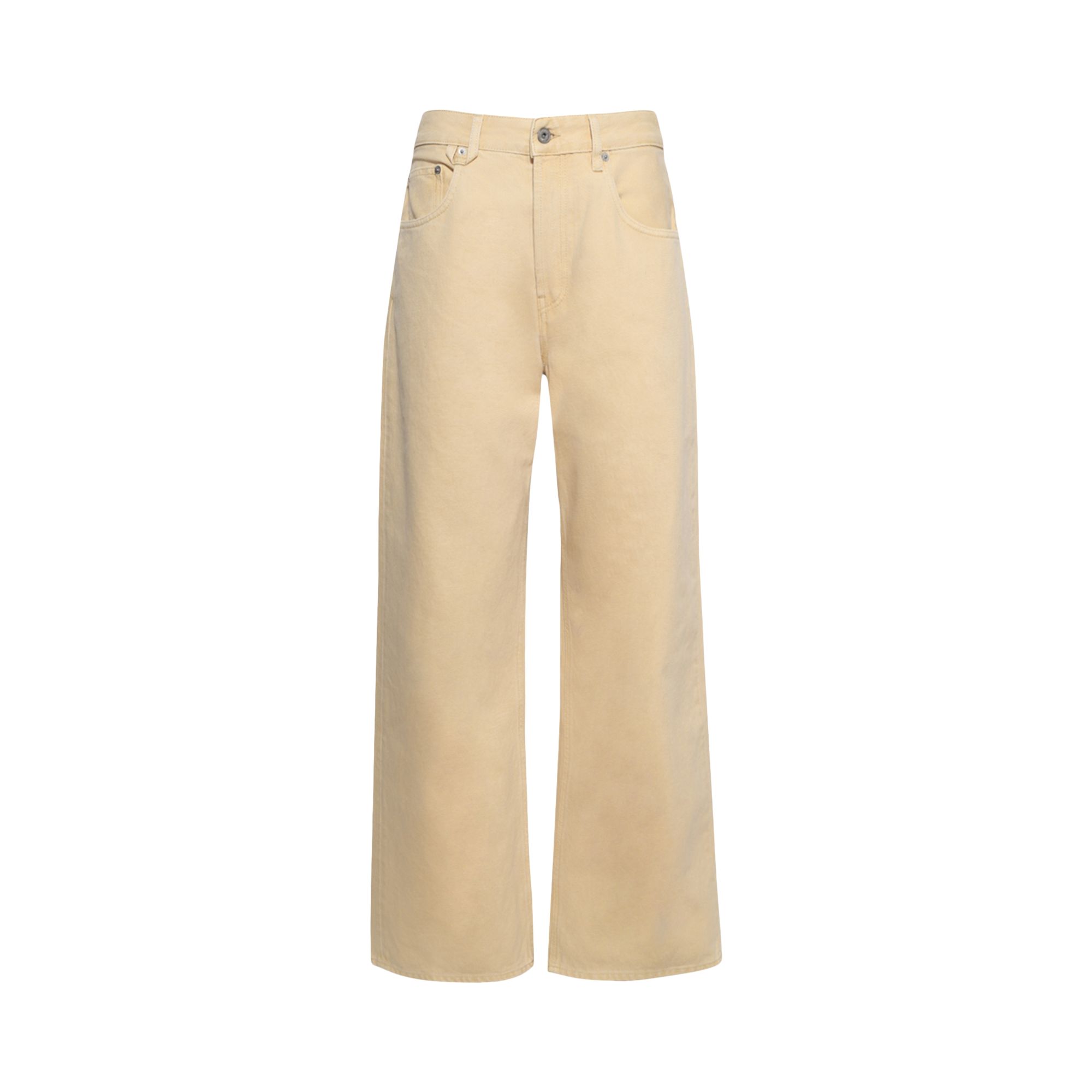 Pre-owned Jacquemus Wide De-nîmes Denim Pants 'light Beige' | Tan | Women's Size 30