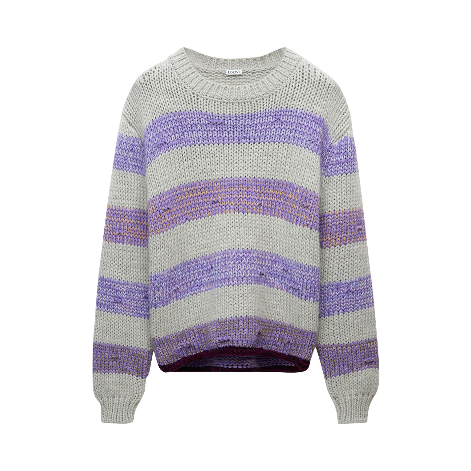 Pre-owned Loewe Sweater 'grey/purple' | Men's Size Xl