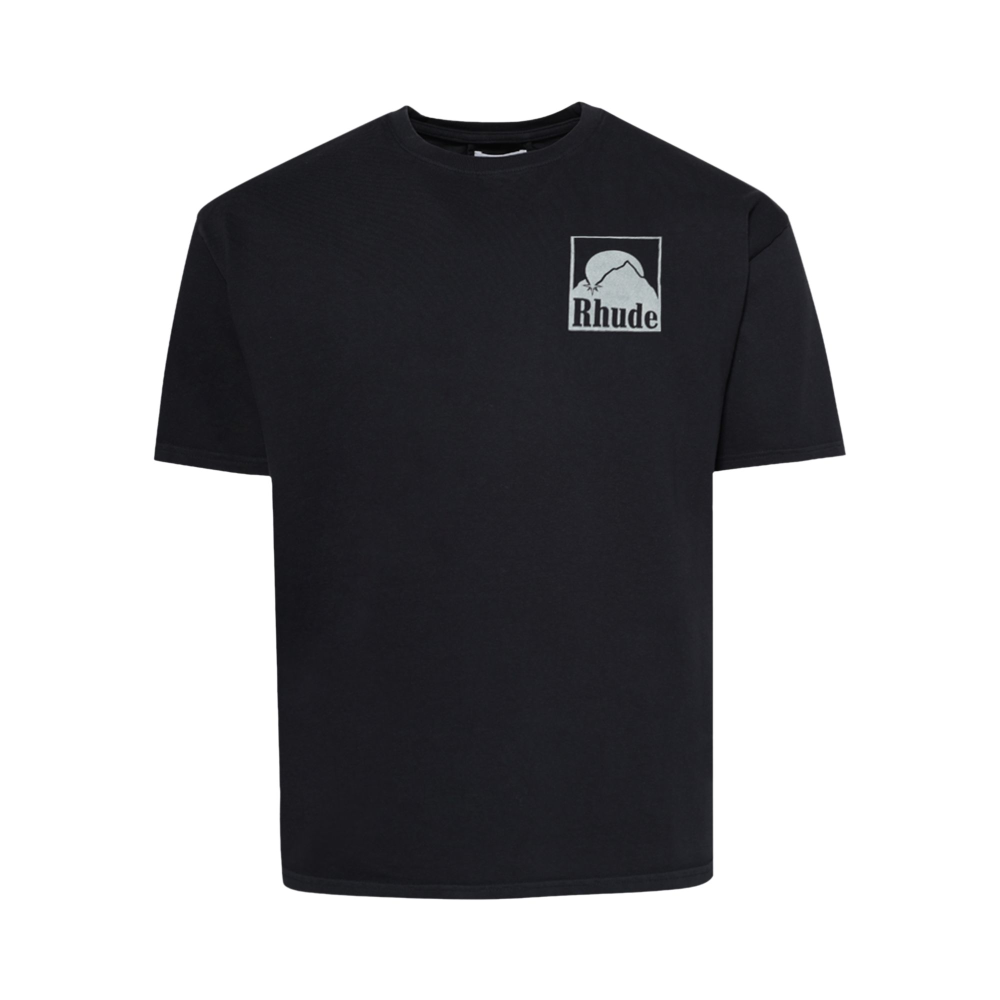 Rhude Moonlight Badge Tee 'Vintage Black' | Men's Size S