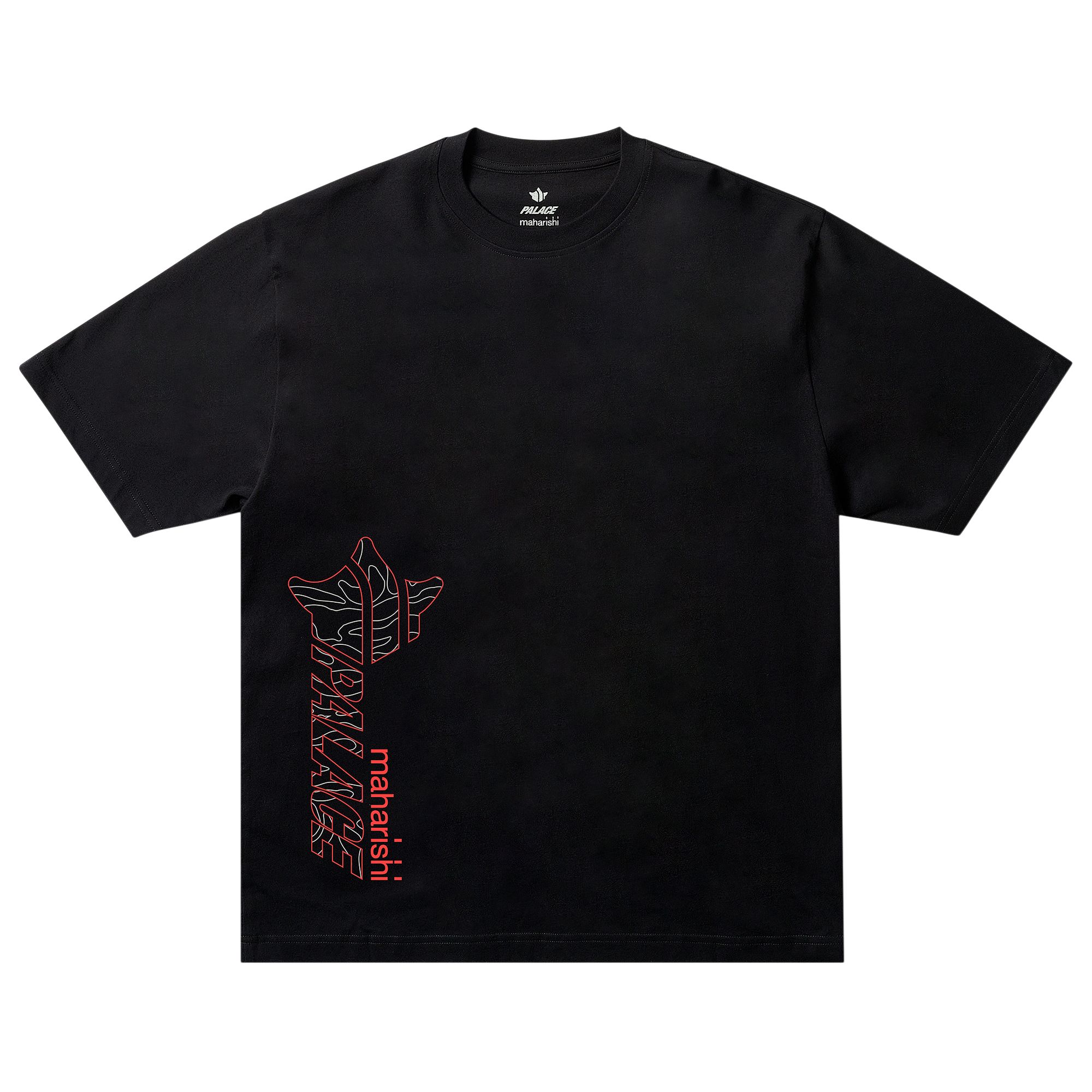 Pre-owned Palace X Maharishi Templea Star Kor Om T-shirt 'black' | Men's Size L
