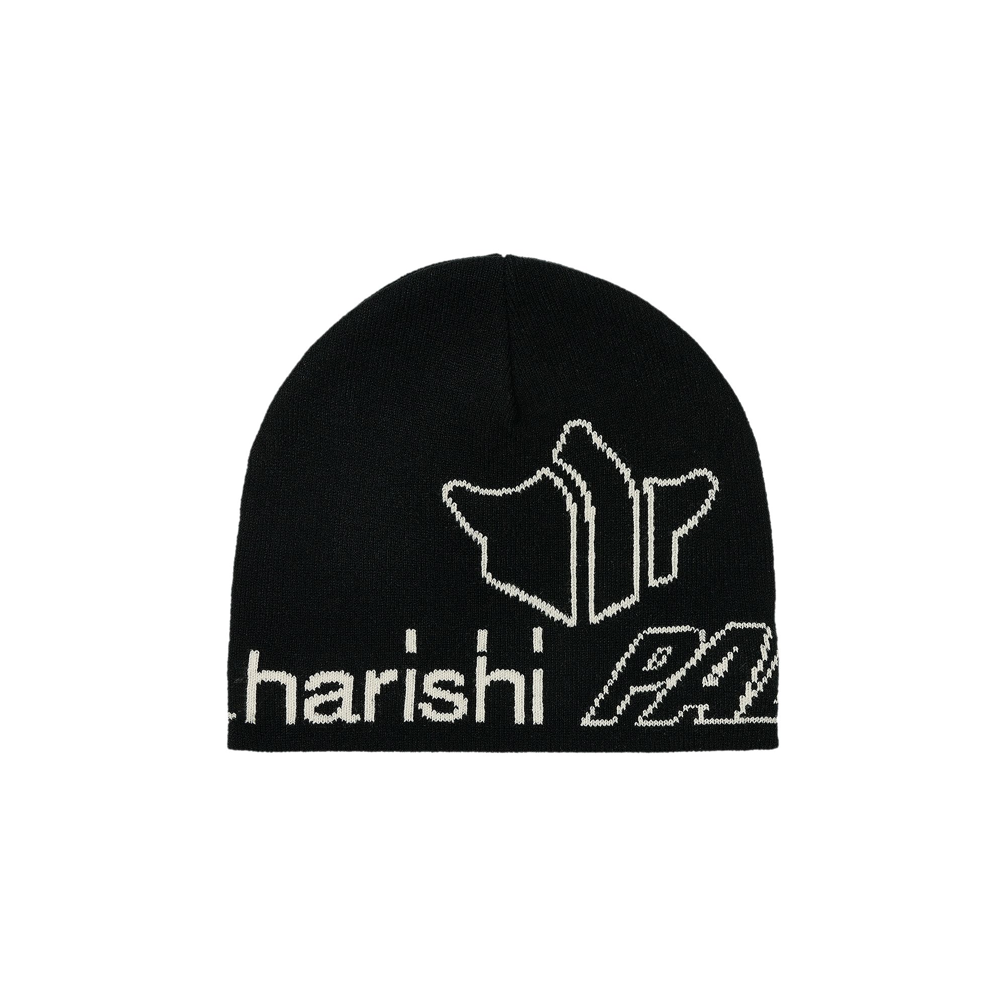 Pre-owned Palace X Maharishi No Cuff Beanie 'black' | Men's Size Onesize