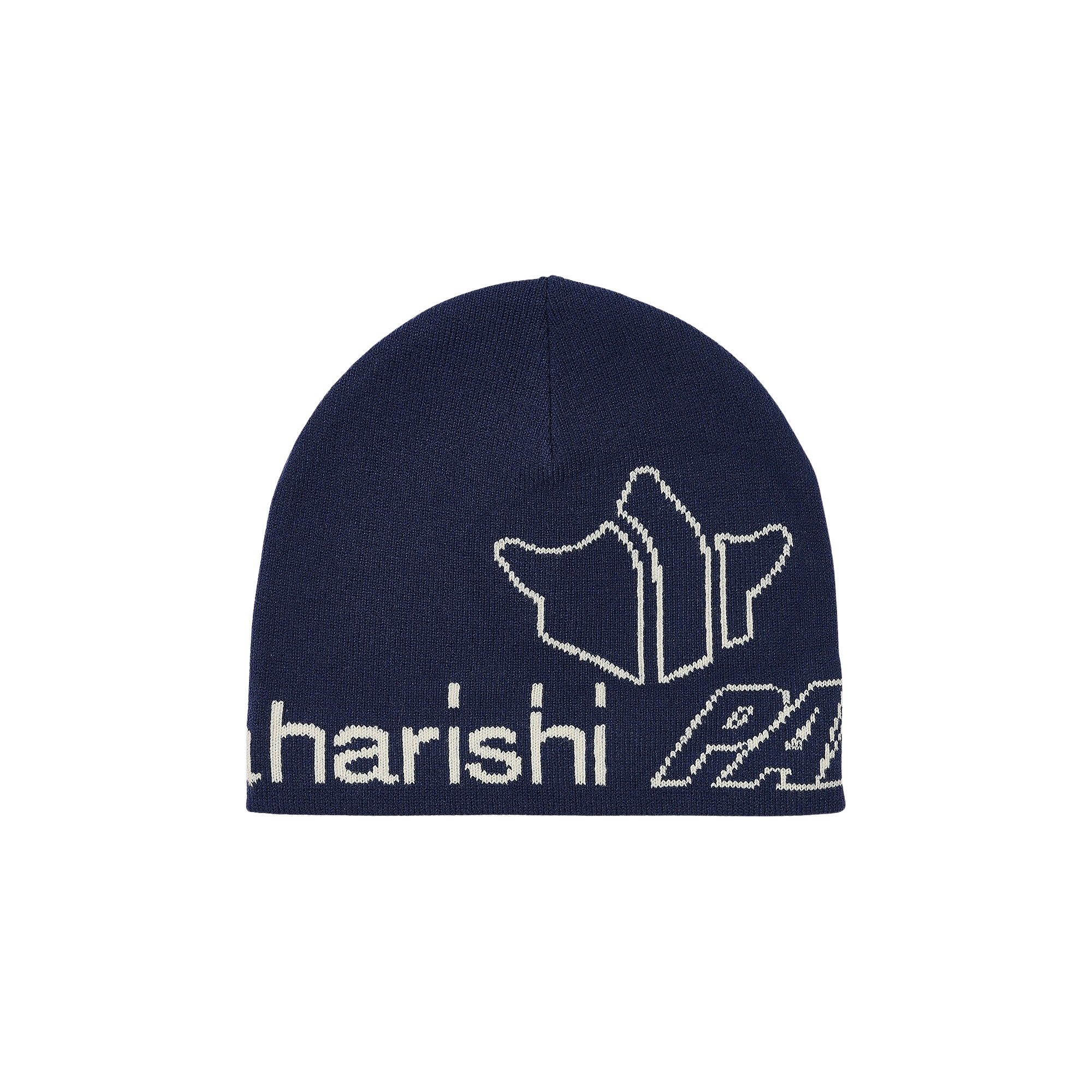Pre-owned Palace X Maharishi No Cuff Beanie 'blue' | Men's Size Onesize