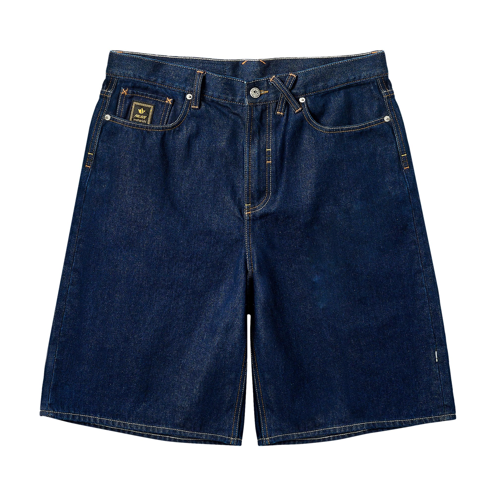 Pre-owned Palace X Maharishi Baggy Denim Short 'indigo' | Blue | Men's Size 30