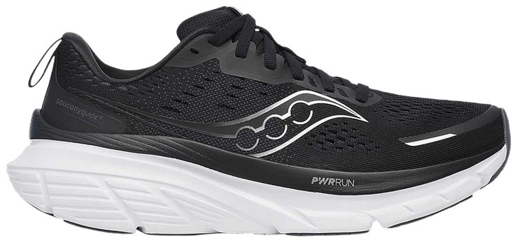 Saucony Wmns Guide 18 Wide Black White