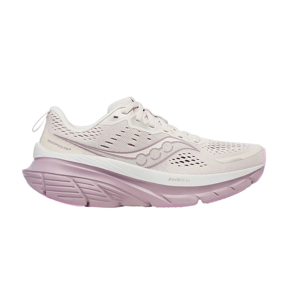 Pre-owned Saucony Wmns Guide 18 Wide 'moon Quail' | Cream | Women's Size 12