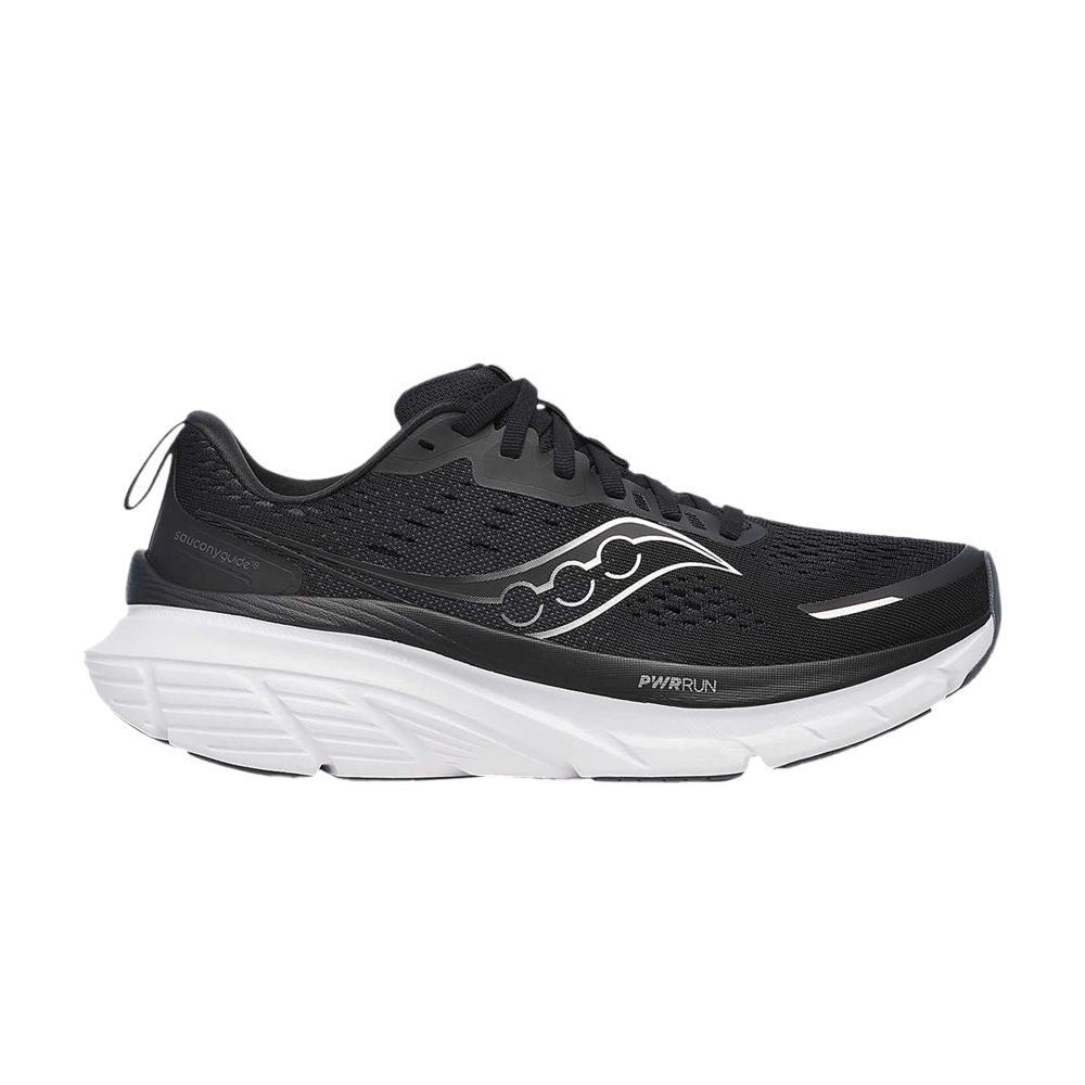 Pre-owned Saucony Wmns Guide 18 Extra Wide 'black White' | Women's Size 6