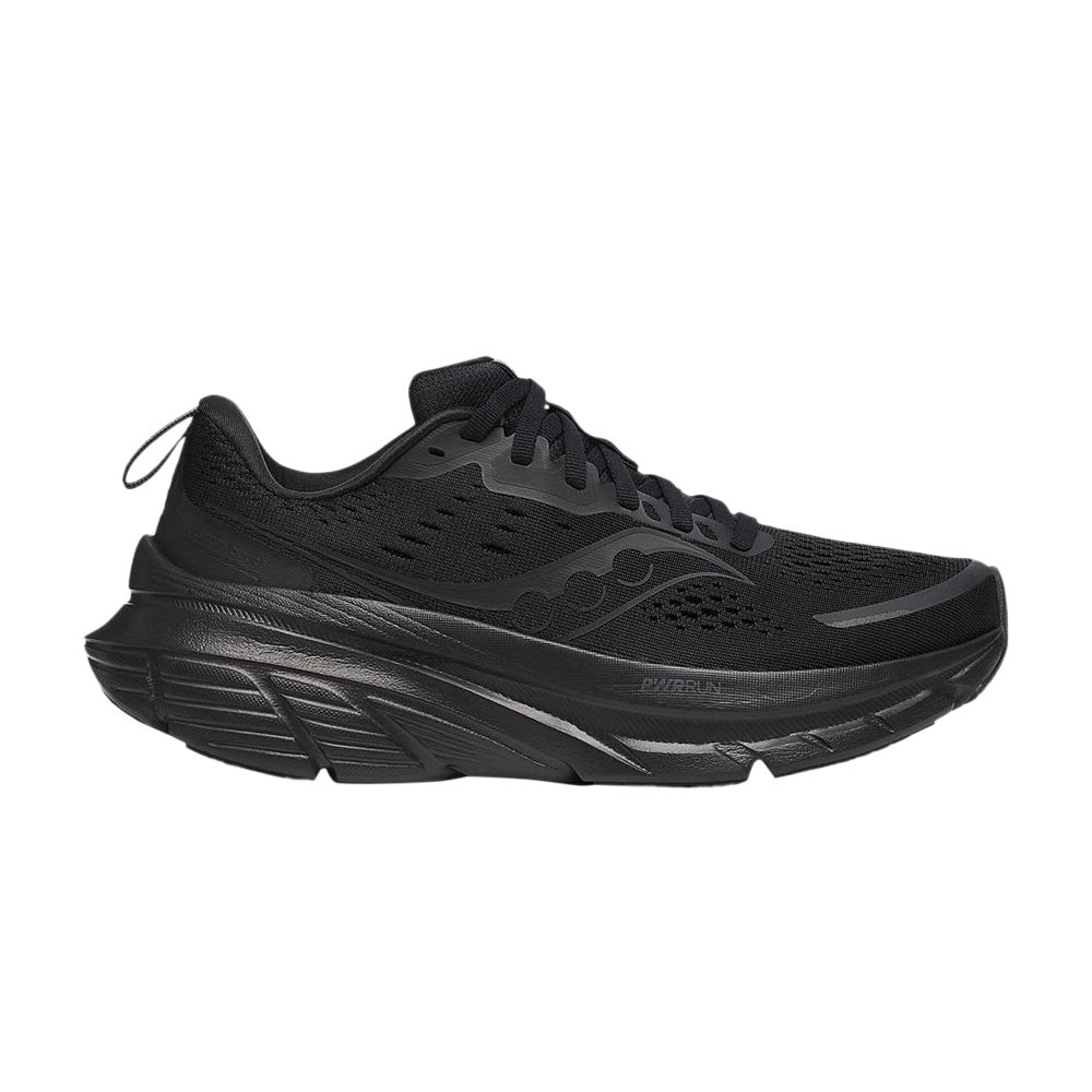 Pre-owned Saucony Wmns Guide 18 Extra Wide 'triple Black' | Women's Size 9