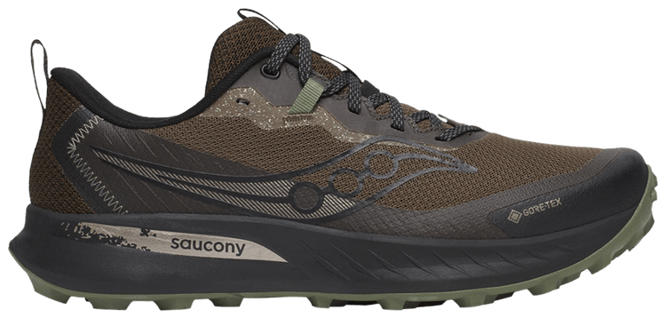 Saucony Peregrine 15 GORE TEX Bark Black