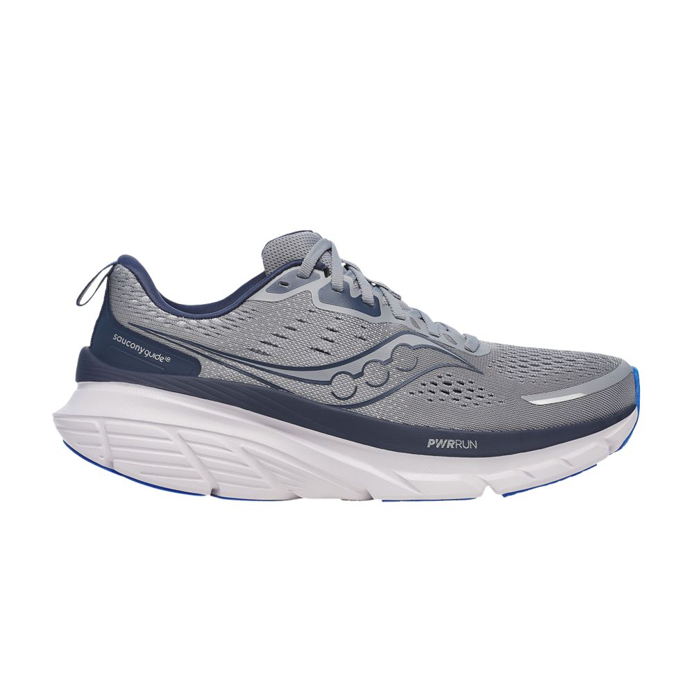 Pre-owned Saucony Guide 18 'flint Navy' | Grey | Men's Size 12.5
