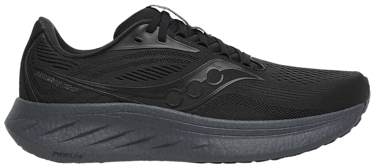Saucony Ride 18 Wide Black Shadow