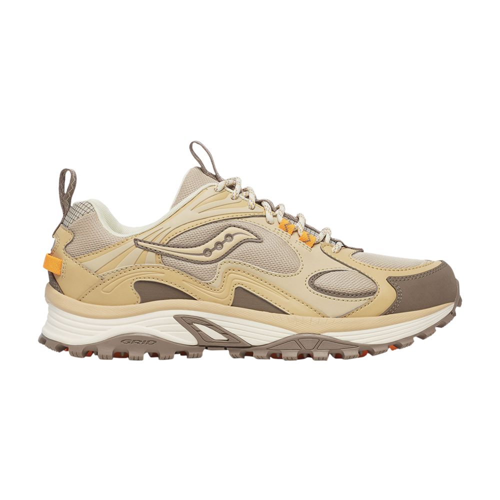 Pre-owned Saucony Grid Aura X 'whey Orange' | Tan | Men's Size 7.5