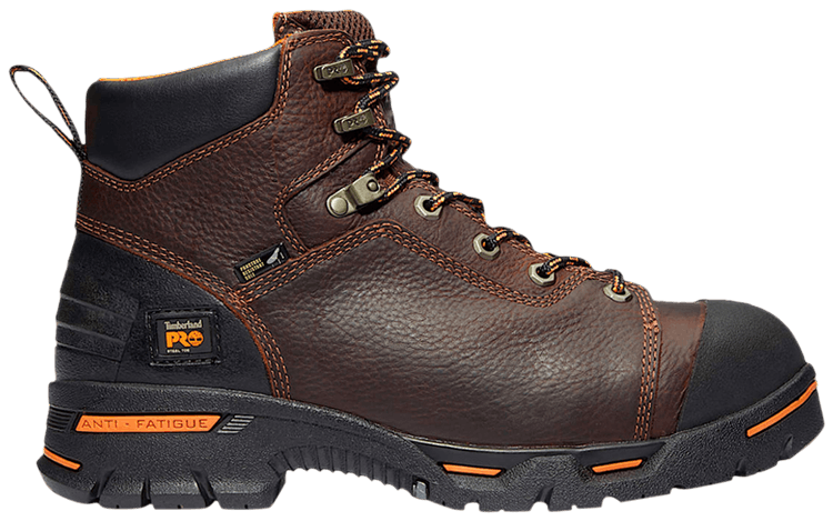 Timberland Endurance CSA 6 Inch Steel Toe Work Boot Brown