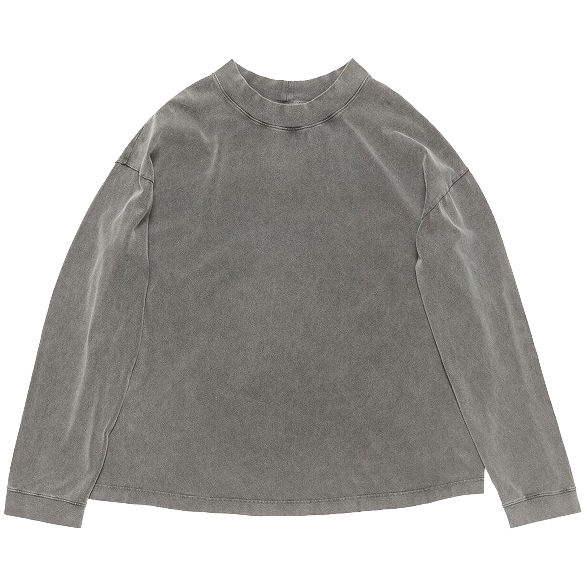 Pre-owned Acne Studios Rubber Patch Long-sleeve Tee 'bright Grey' | Men's Size Xl