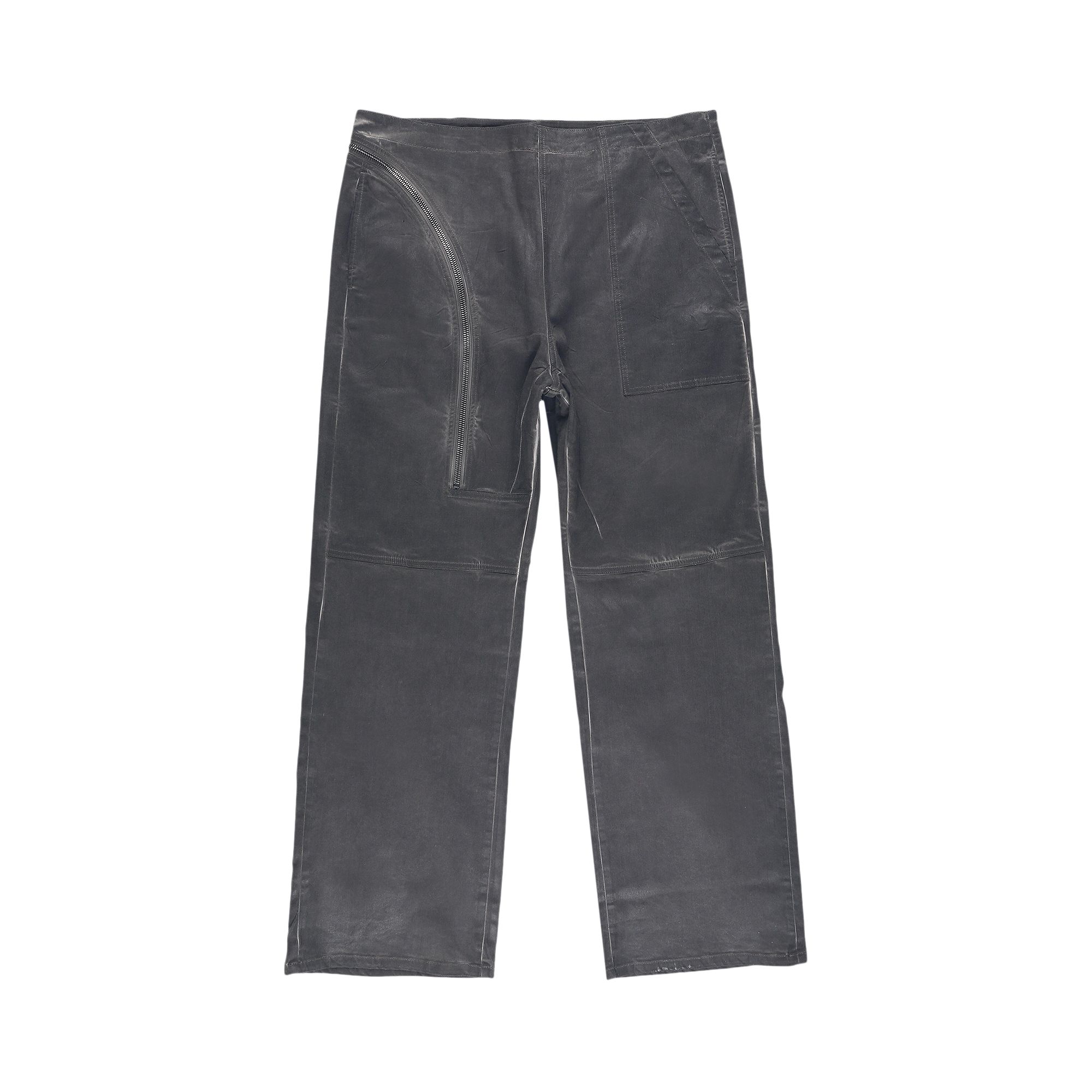 Pre-owned Rick Owens Drkshdw Denim Aircut Pants 'dark Dust' | Grey | Men's Size M