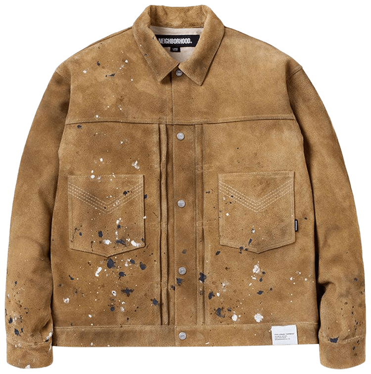 NEIGHBORHOOD DRIP SUEDE JACKET Mサイズ NEIGHBORHOOD DRIP SUEDE JACKET NEIGHBORHOOD Drip Suede Jacket