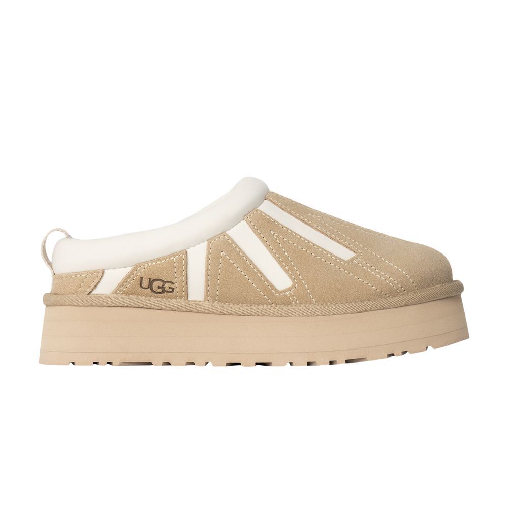 Pre-owned Ugg Wmns Tazz Sunwave Slipper 'mustard Seed' | Cream | Women's Size 5 In White