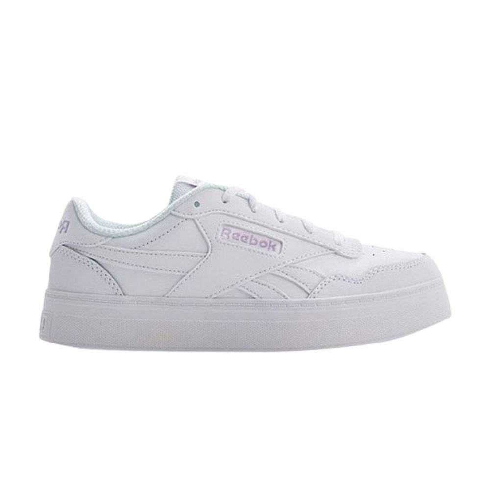 Pre-owned Reebok Wmns Court Advance Bold 'white Purple Oasis' | Women's Size 7