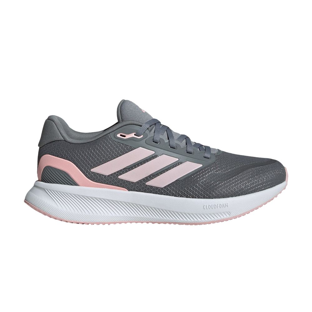 Pre-owned Adidas Originals Adidas Wmns Runfalcon 5 'grey Sandy Pink' | Women's Size 7 In Gray
