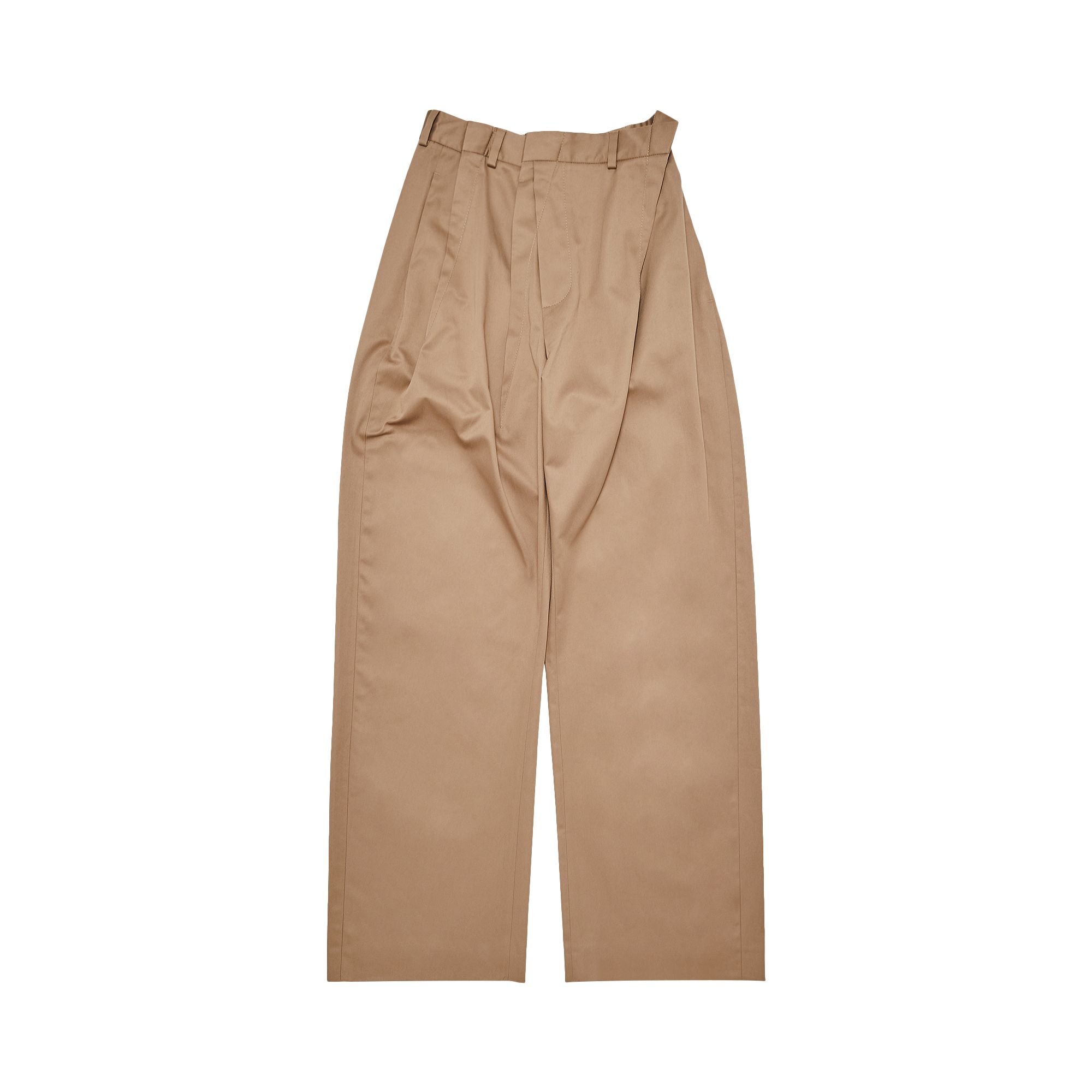 Pre-owned Mm6 Maison Margiela Twill Pant 'sand' | Tan | Women's Size 42