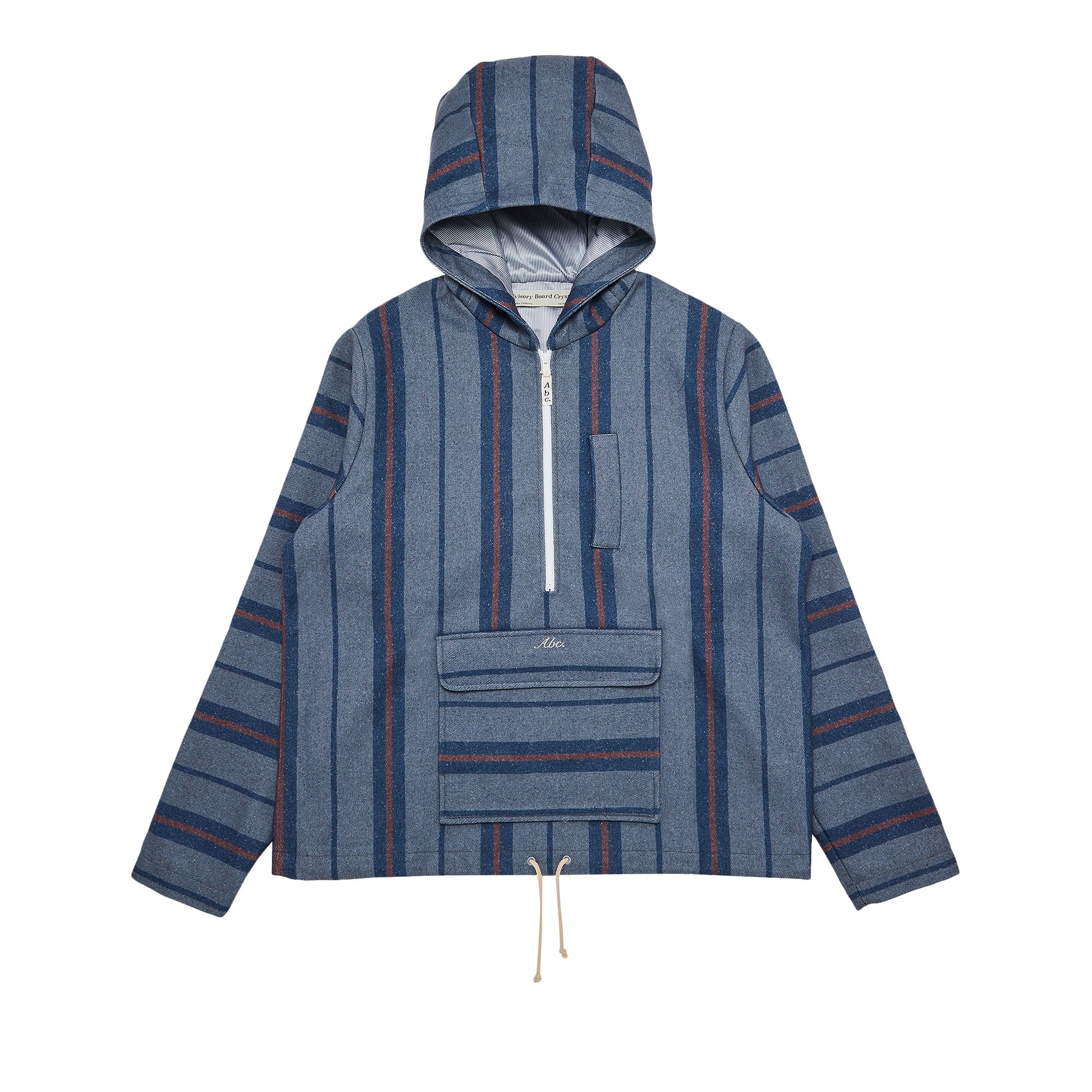Pre-owned Advisory Board Crystals Baja Pullover 'blue Stripe' | Men's Size S