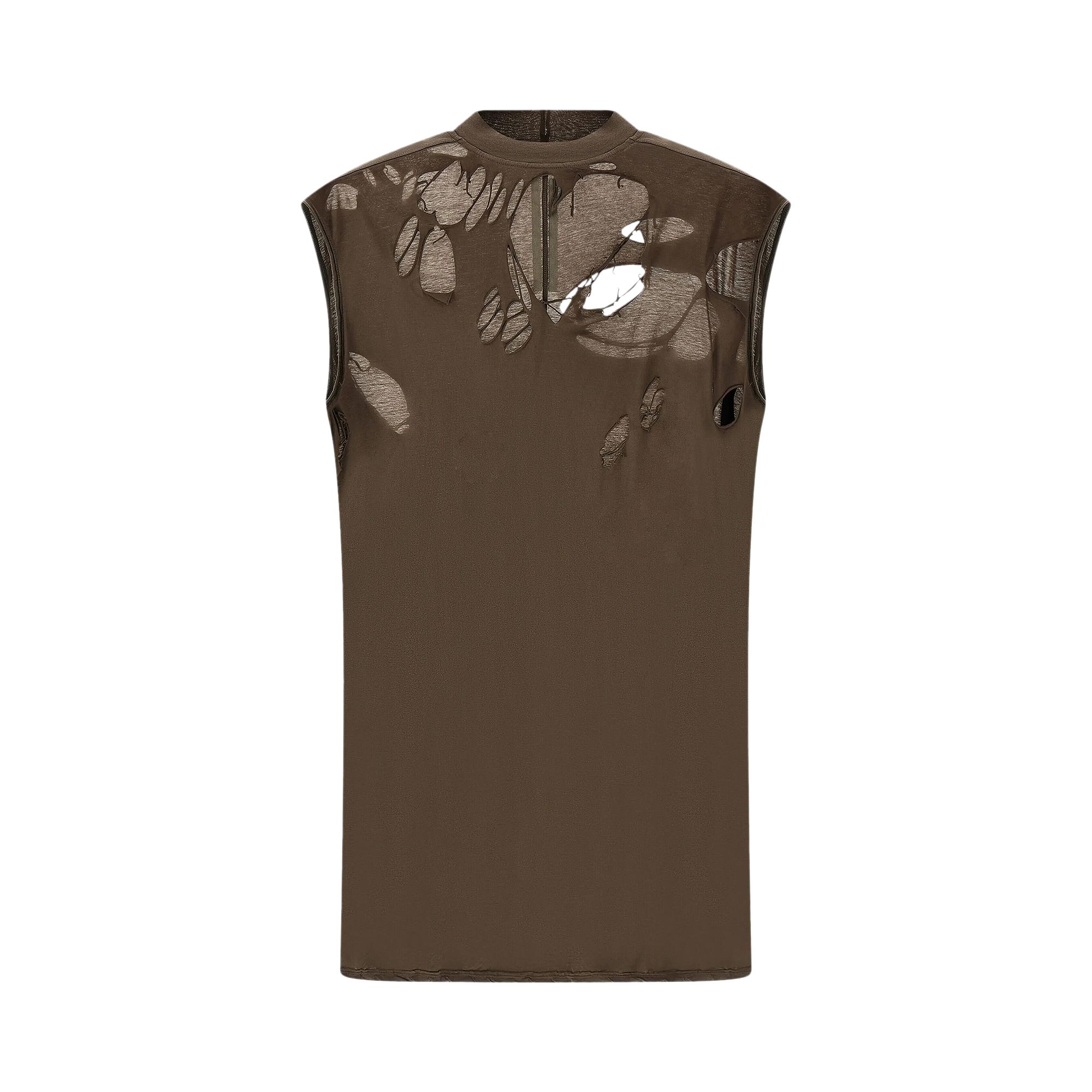 Pre-owned Rick Owens Drkshdw Small Level Tee 'dust' | Grey | Women's Size M In Gray
