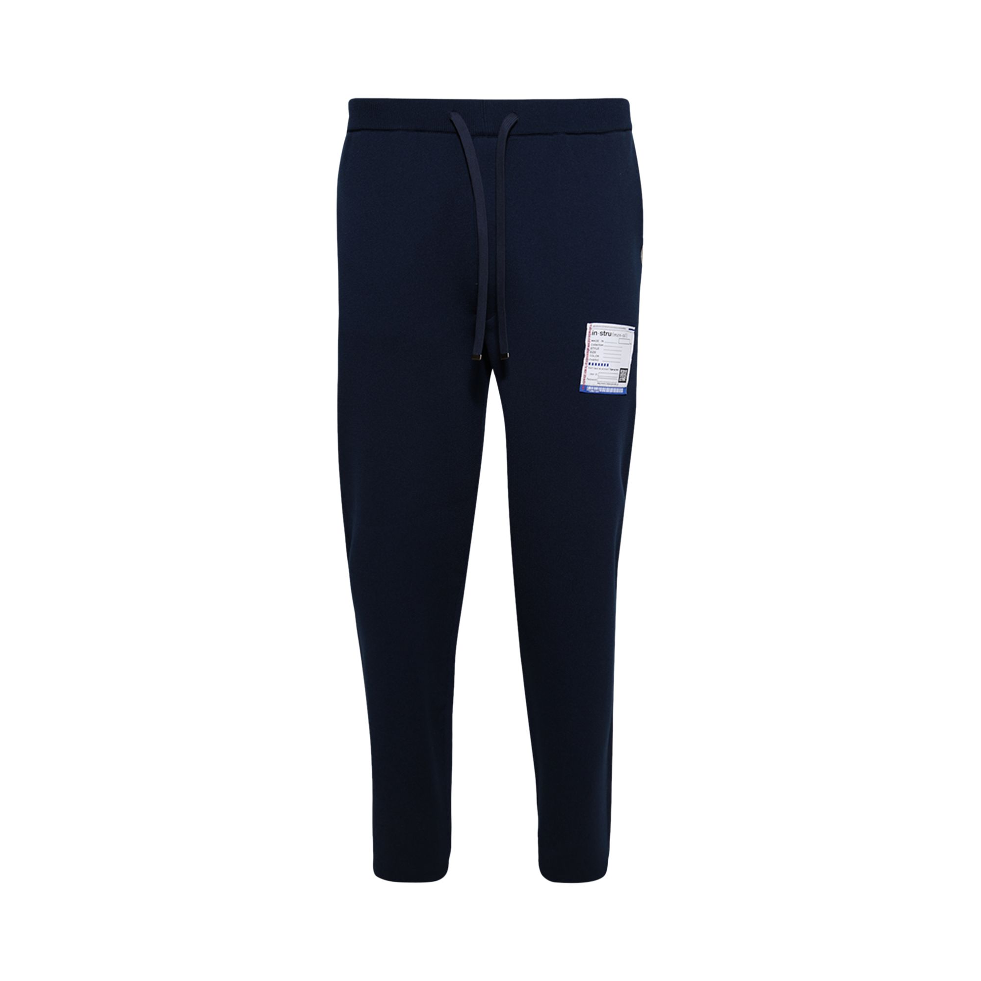Pre-owned Miharayasuhiro Maison Mihara Yasuhiro Milan Rib Easy Pants 'navy' | Blue | Men's Size 52