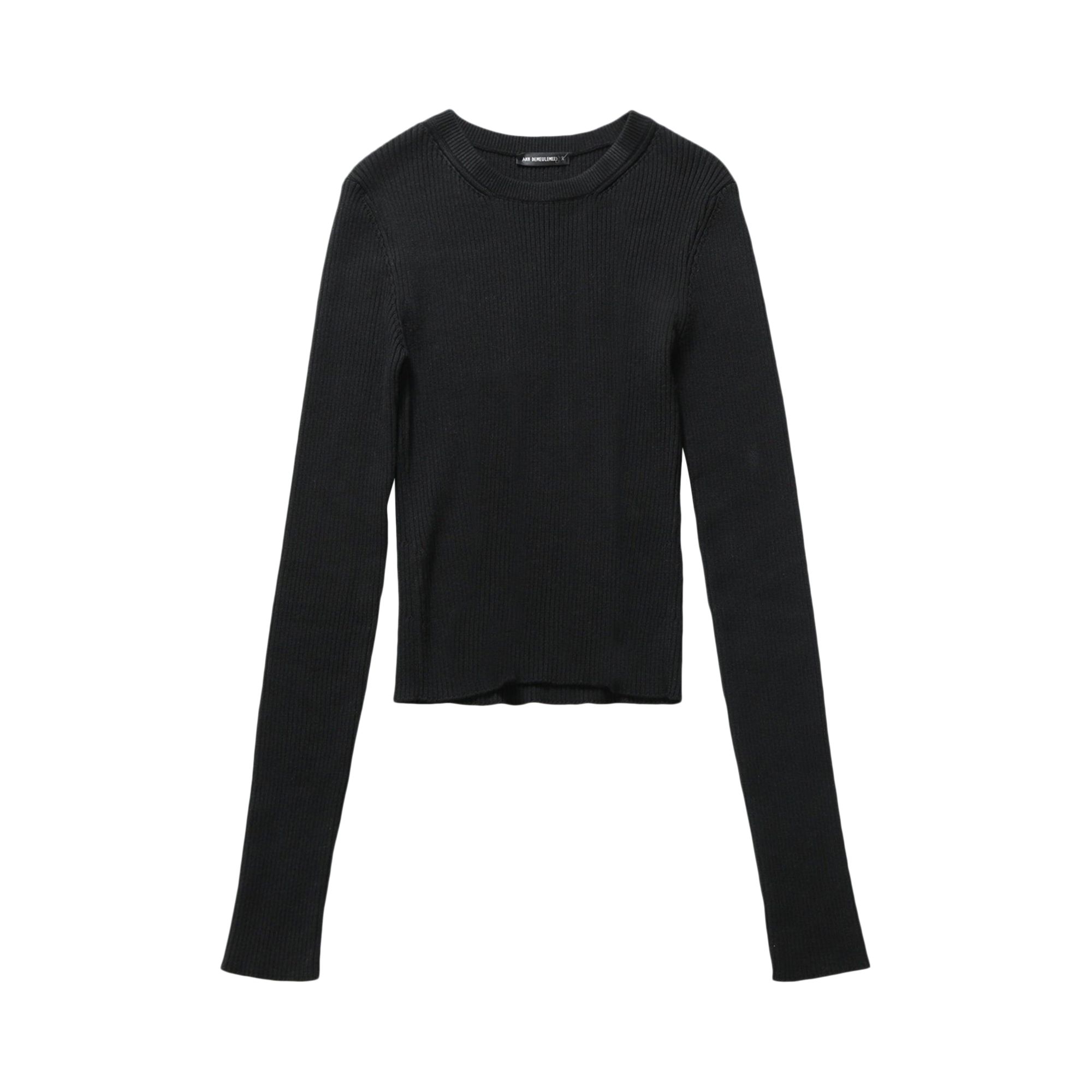 Pre-owned Ann Demeulemeester Kati Cropped Sweater 'black' | Women's Size S