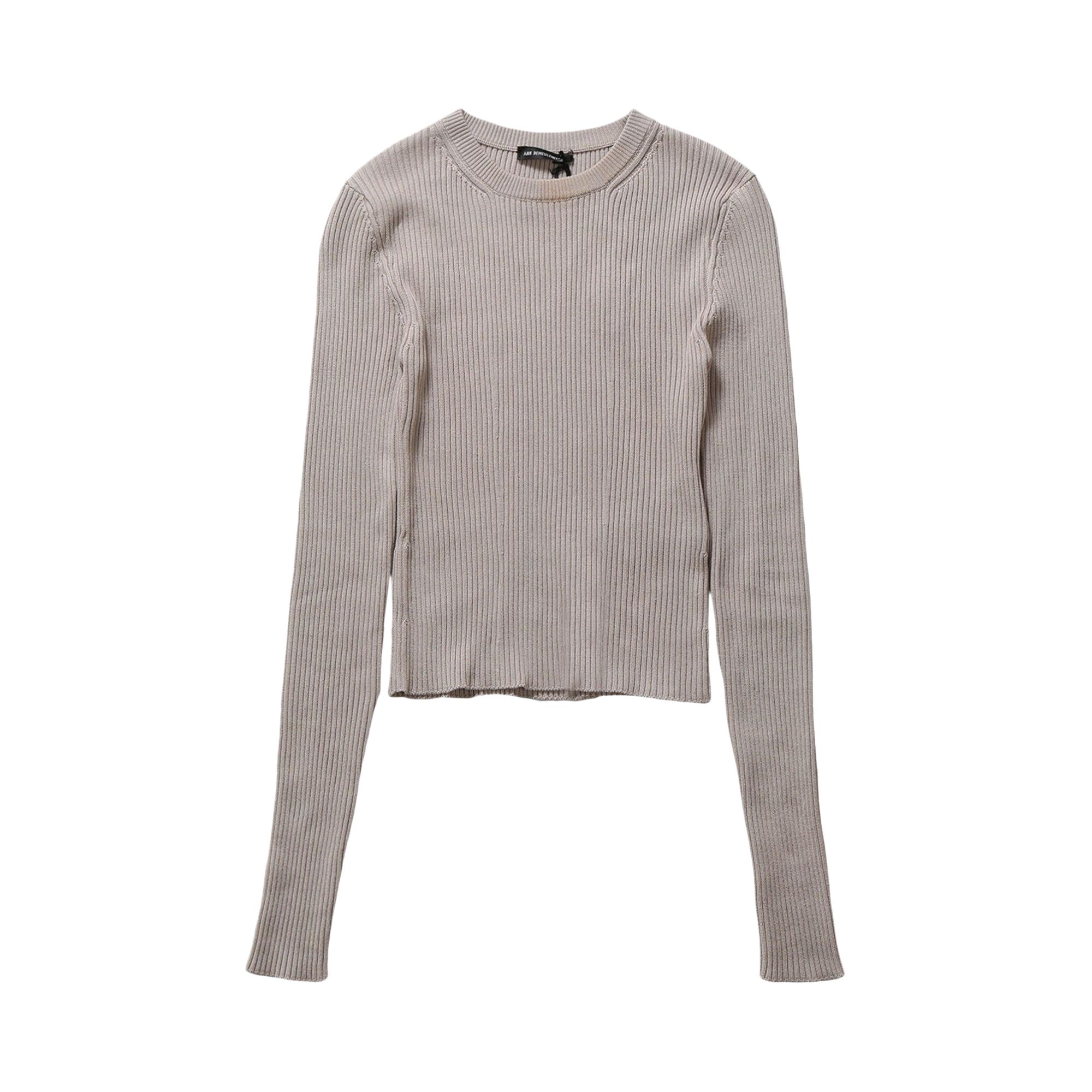 Pre-owned Ann Demeulemeester Kati Cropped Sweater 'dusty Nude' | Tan | Women's Size S