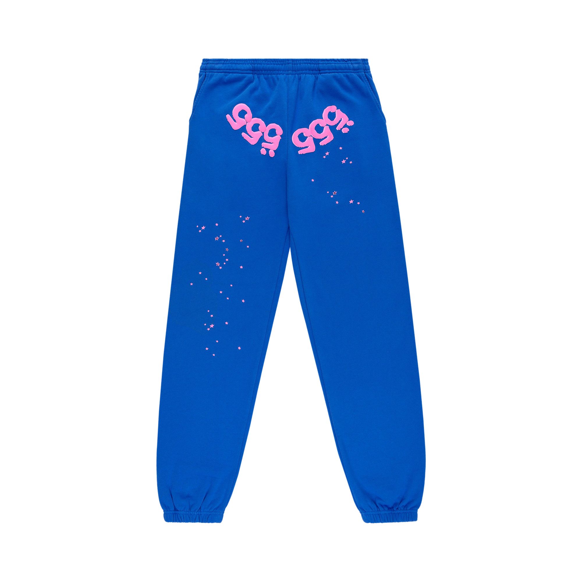 Pre-owned Sp5der Angel Number Sweatpant 'blue' | Men's Size Xl