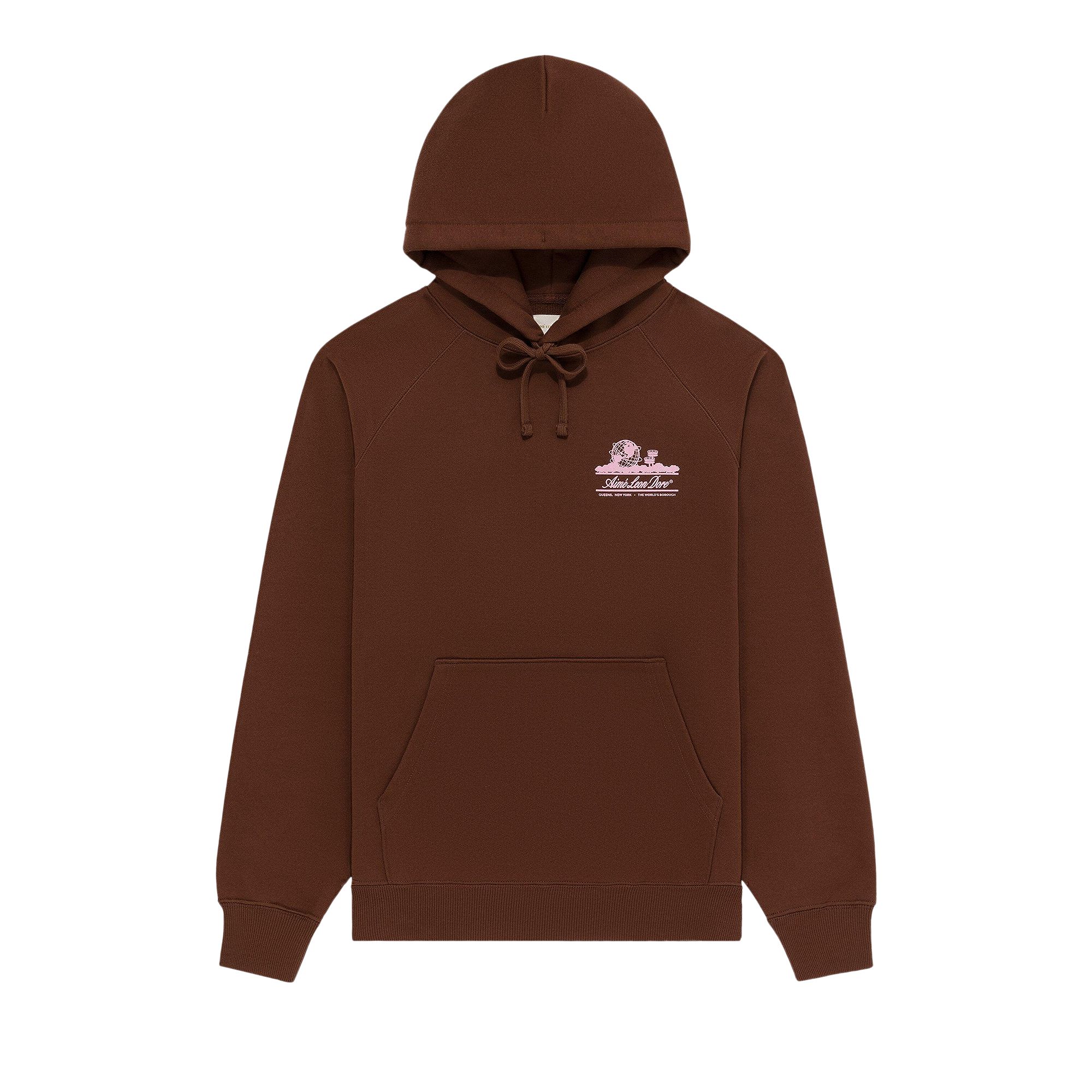 Pre-owned Aimé Leon Dore Unisphere Hoodie 'potting Soil' | Brown | Men's Size Xl