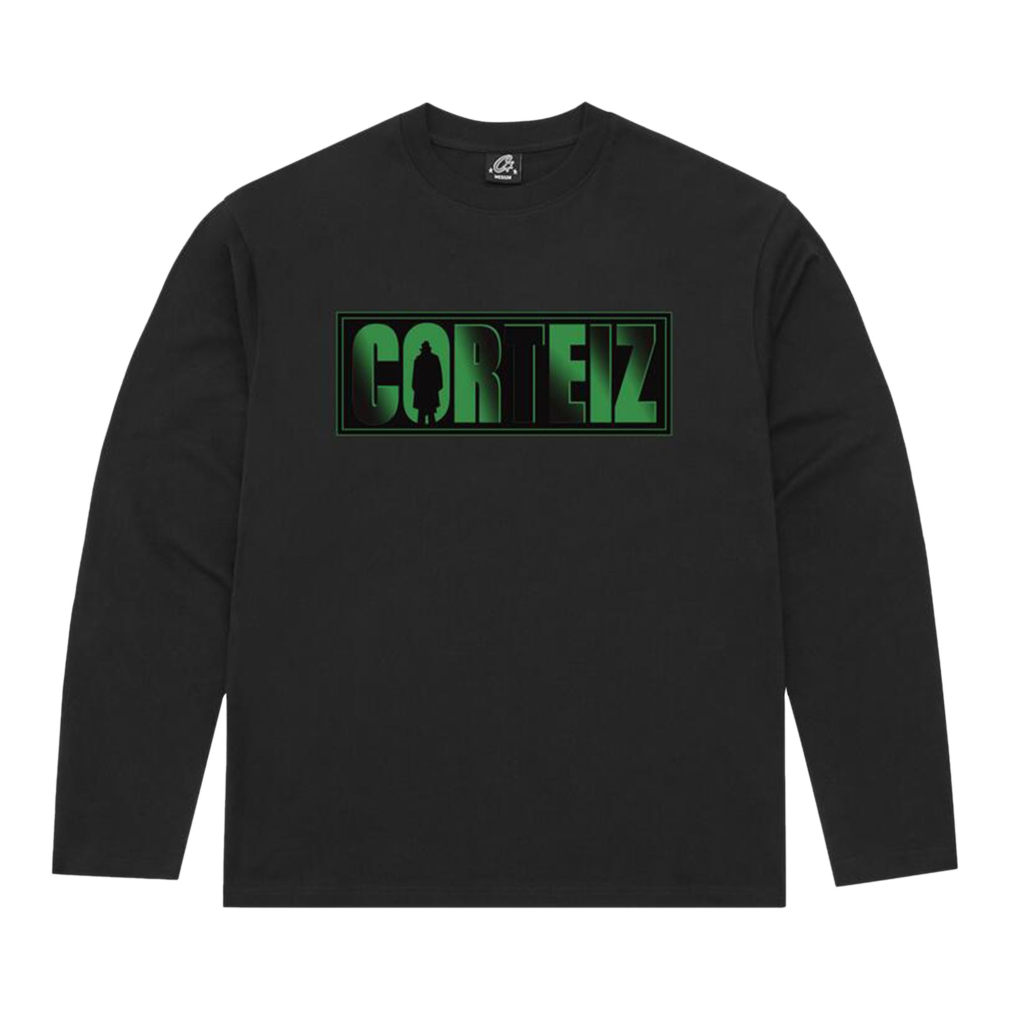 Pre-owned Corteiz Shadow Man Long-sleeve Tee 'black' | Men's Size L