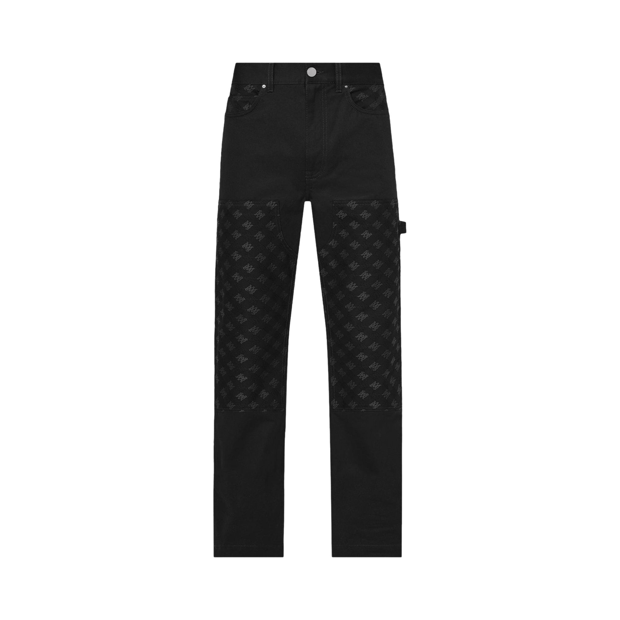 Pre-owned Amiri Monogram Straight-leg Jeans 'black' | Men's Size 50