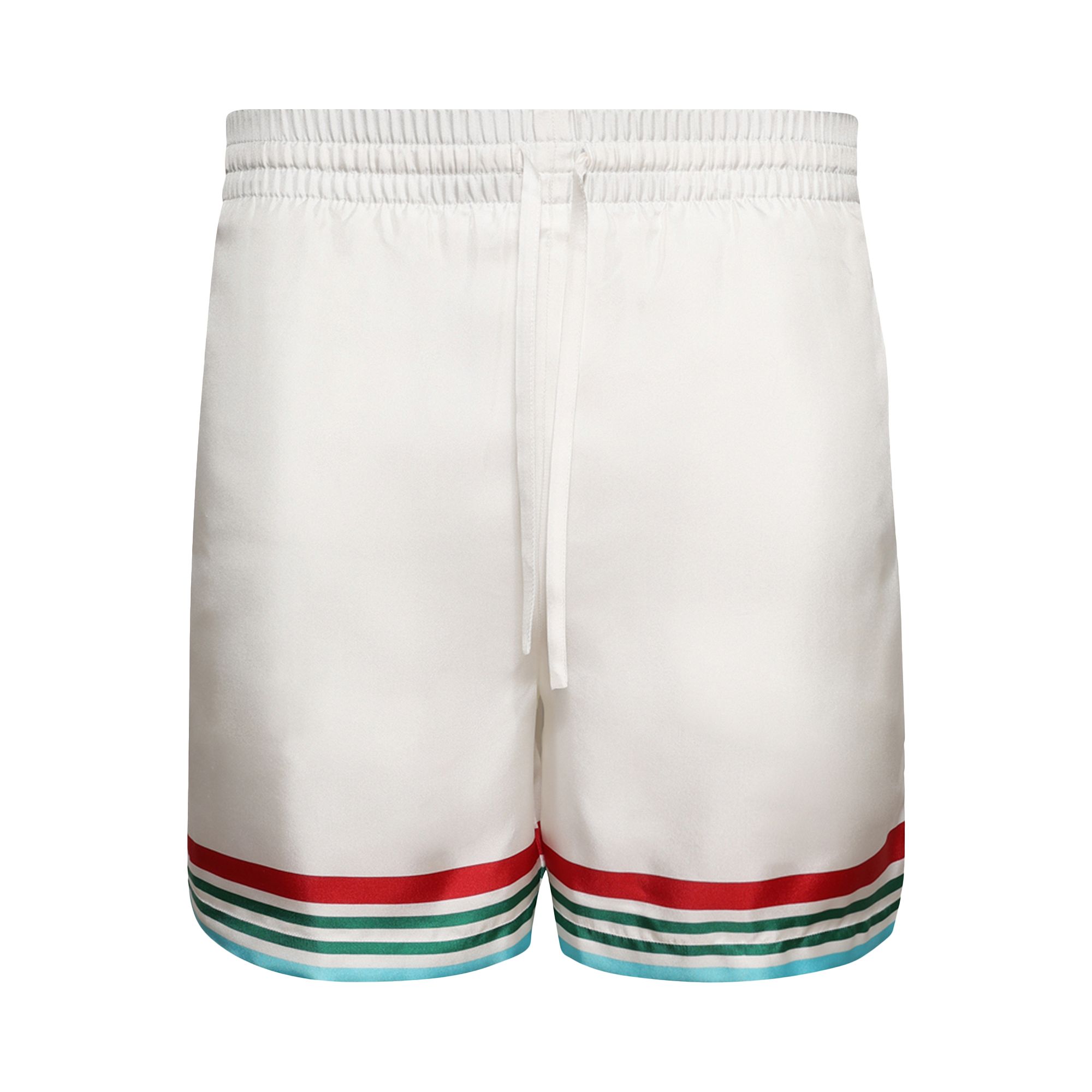 Pre-owned Casablanca Casa Way World Series Silk Shorts 'white' | Men's Size Xl