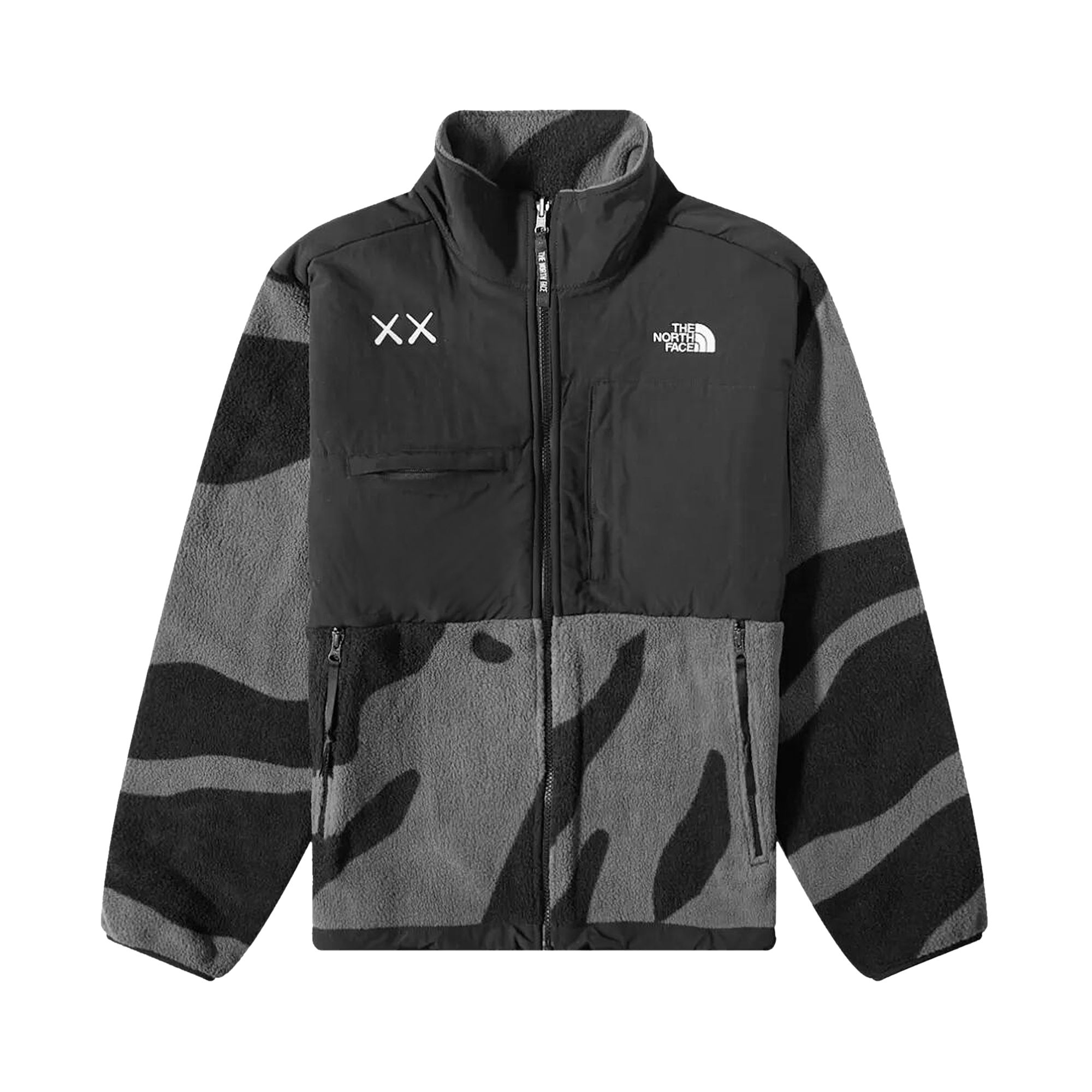 Pre-owned The North Face X Kaws Retro 1995 Denali Jacket 'black' | Men's Size Xs