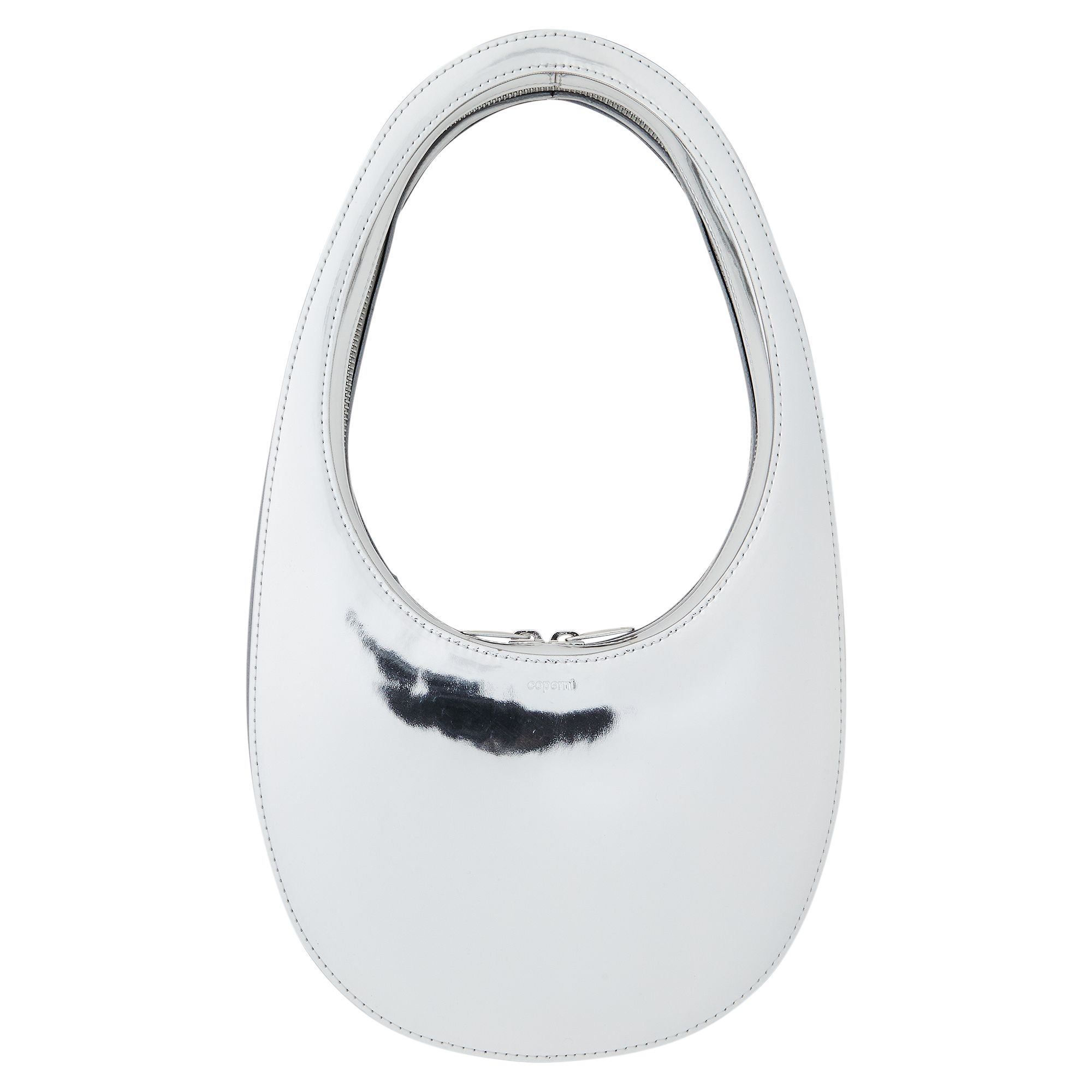 Pre-owned Coperni Metallic Swipe Bag 'silver' | Women's Size Onesize