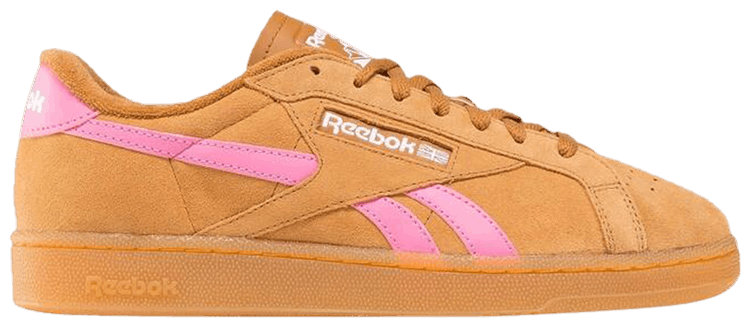 Wmns Club C Grounds UK Wild Brown True Pink Gum