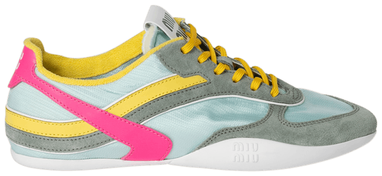 Miu Miu Wmns Gymnasium Sneaker Anise Fuchsia