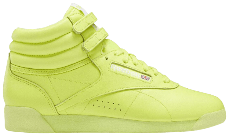 Reebok Wmns Freestyle High Solar Acid Yellow