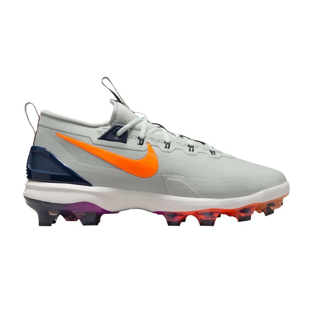 Nike Force Trout 9 Elite MCS 'Light Silver Orange' | Grey | Men's Size 13 - HF1116-001