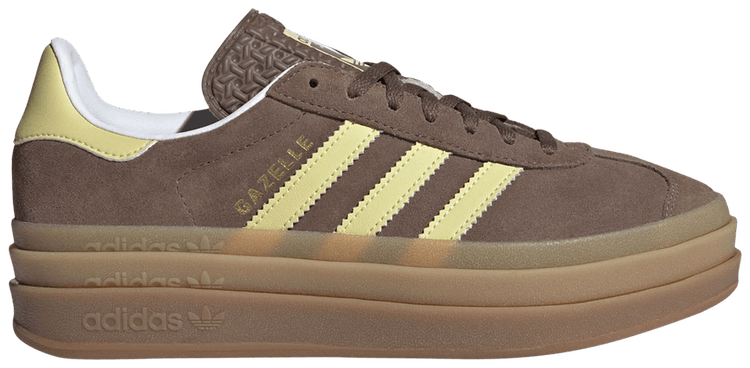 ★Adidas★ Gazelle Bold Brwon W Earth Strata JI2697 Buy Wmns Gazelle Bold 'Earth Strata Powder Yellow' - JI2697