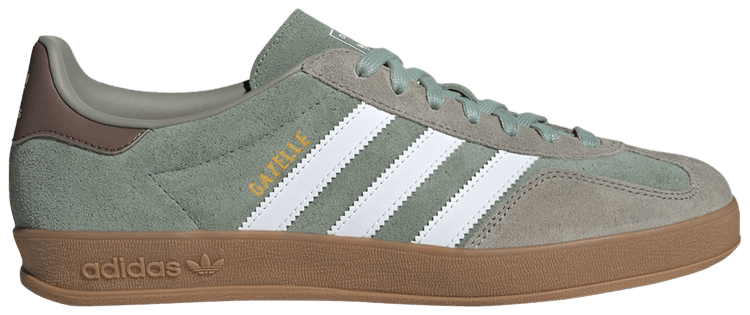 スニーカー adidas Gazelle Indoor Green Brown JI3526 adidas Gazelle Indoor Shoes - Green | Free Shipping with