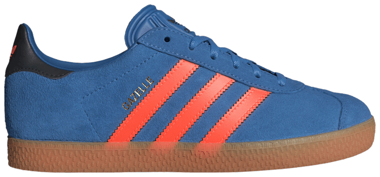 adidas Gazelle J Focus Blue Solar Orange