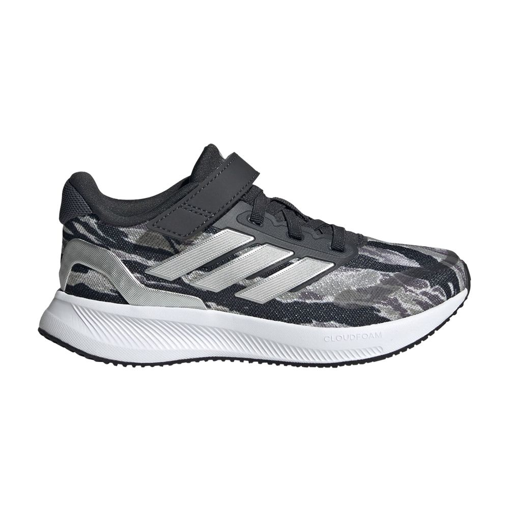 Pre-owned Adidas Originals Adidas Runfalcon 5 C 'python' | Grey | Kid's Size 3 In Gray