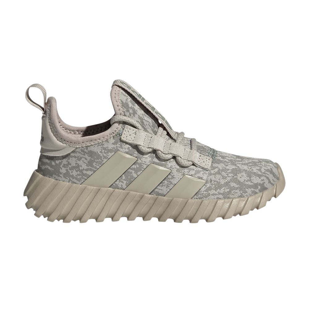 Pre-owned Adidas Originals Adidas Kaptir Flow K 'wonder Beige Silver Pebble' | Grey | Kid's Size 2 In Gray