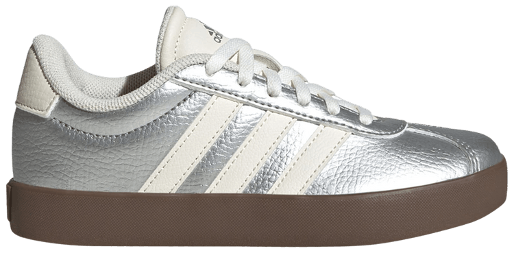 Buy Adidas VL Court 3.0 K 'Silver Metallic' - JQ7341 | GOAT
